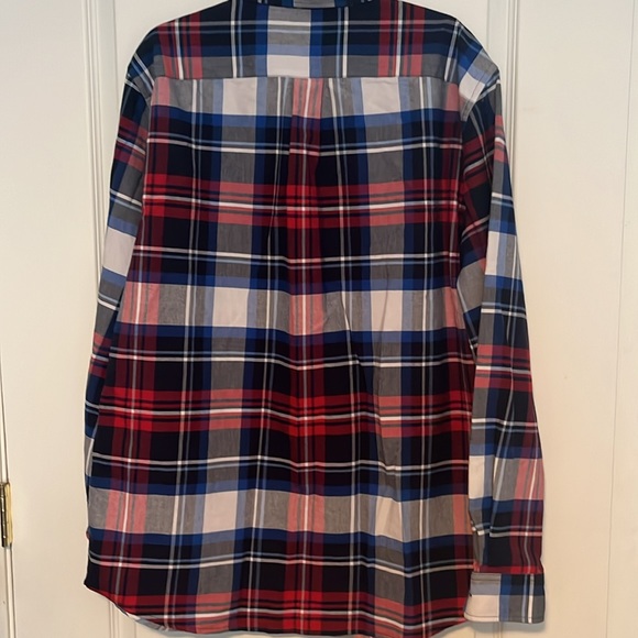 US Polo Assn. Men’s Tall Plaid Long Sleeve Button Down Shirt - Picture 5 of 9